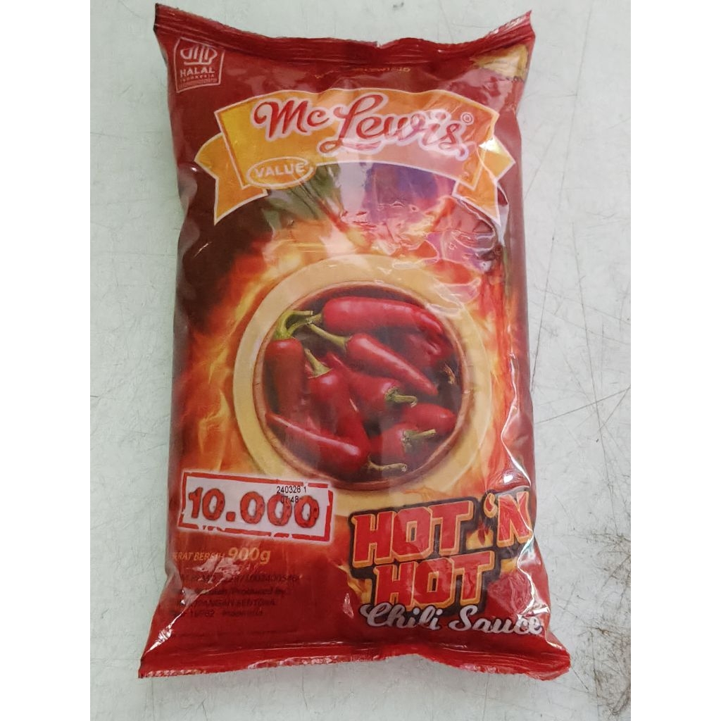 

Mc Lewis Hot ‘N Hot Chili Sauce 900g