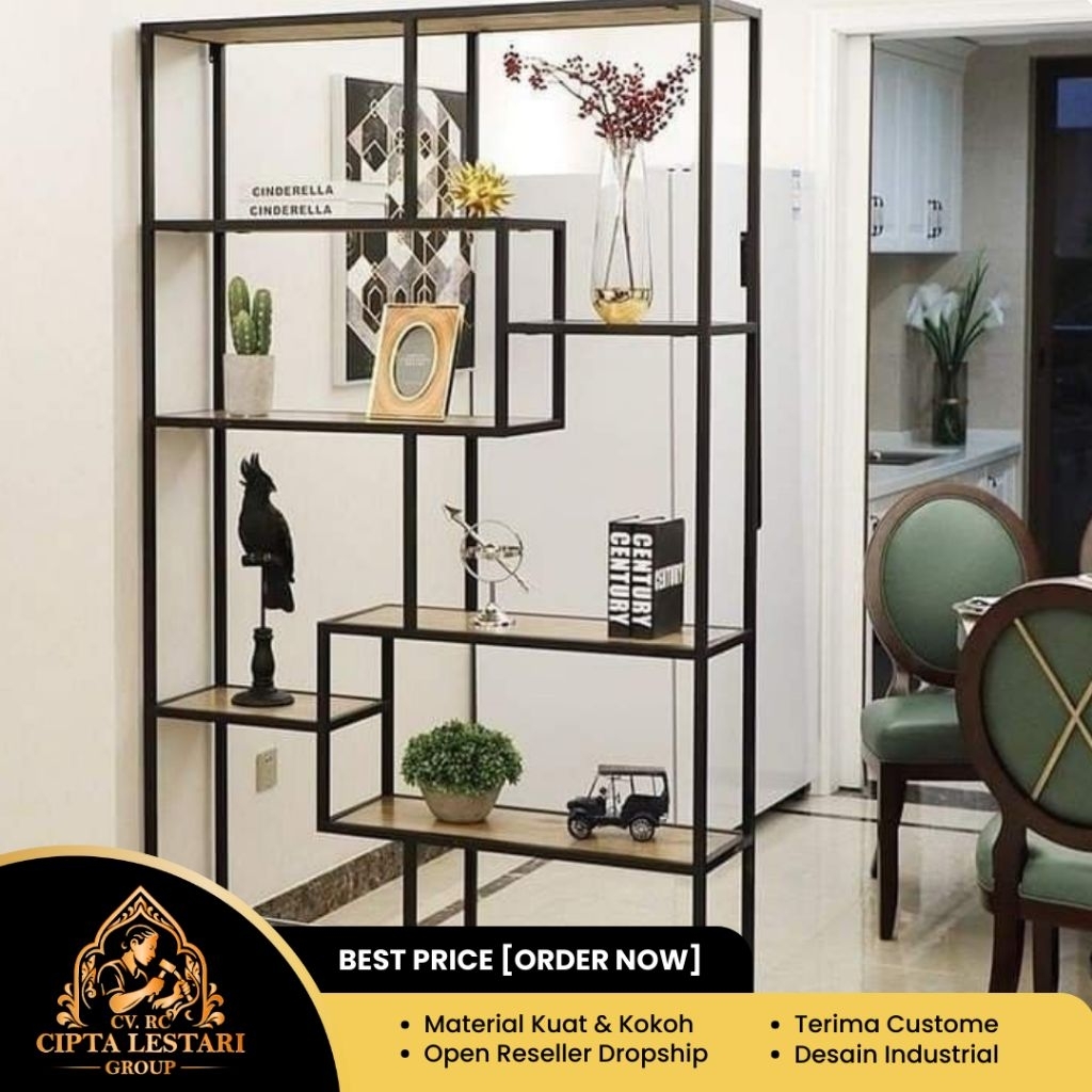 Rak PartisiIRak Buku Pembatas RuanganIPartisiITerima Custome