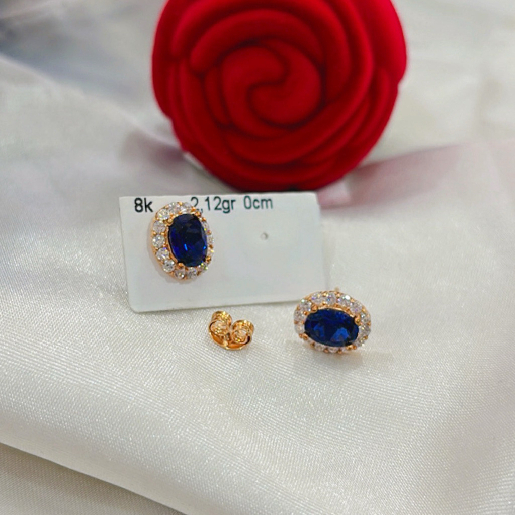 anting subang emas 8k