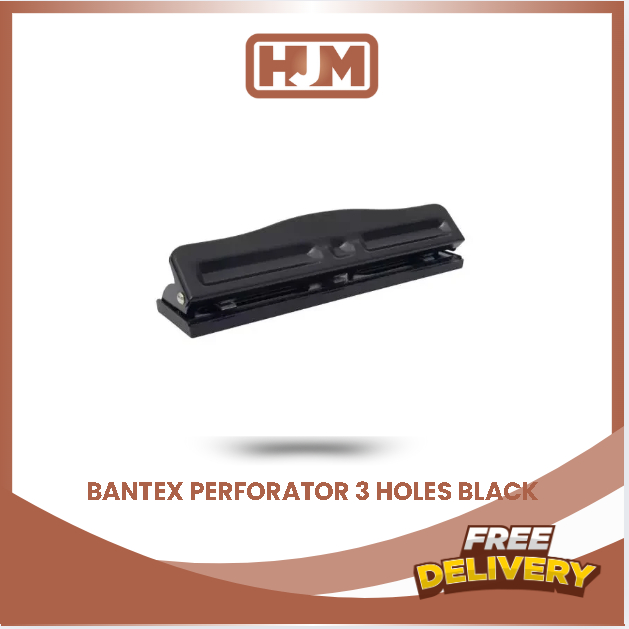 

BANTEX PERFORATOR 3 HOLES BLACK 9329
