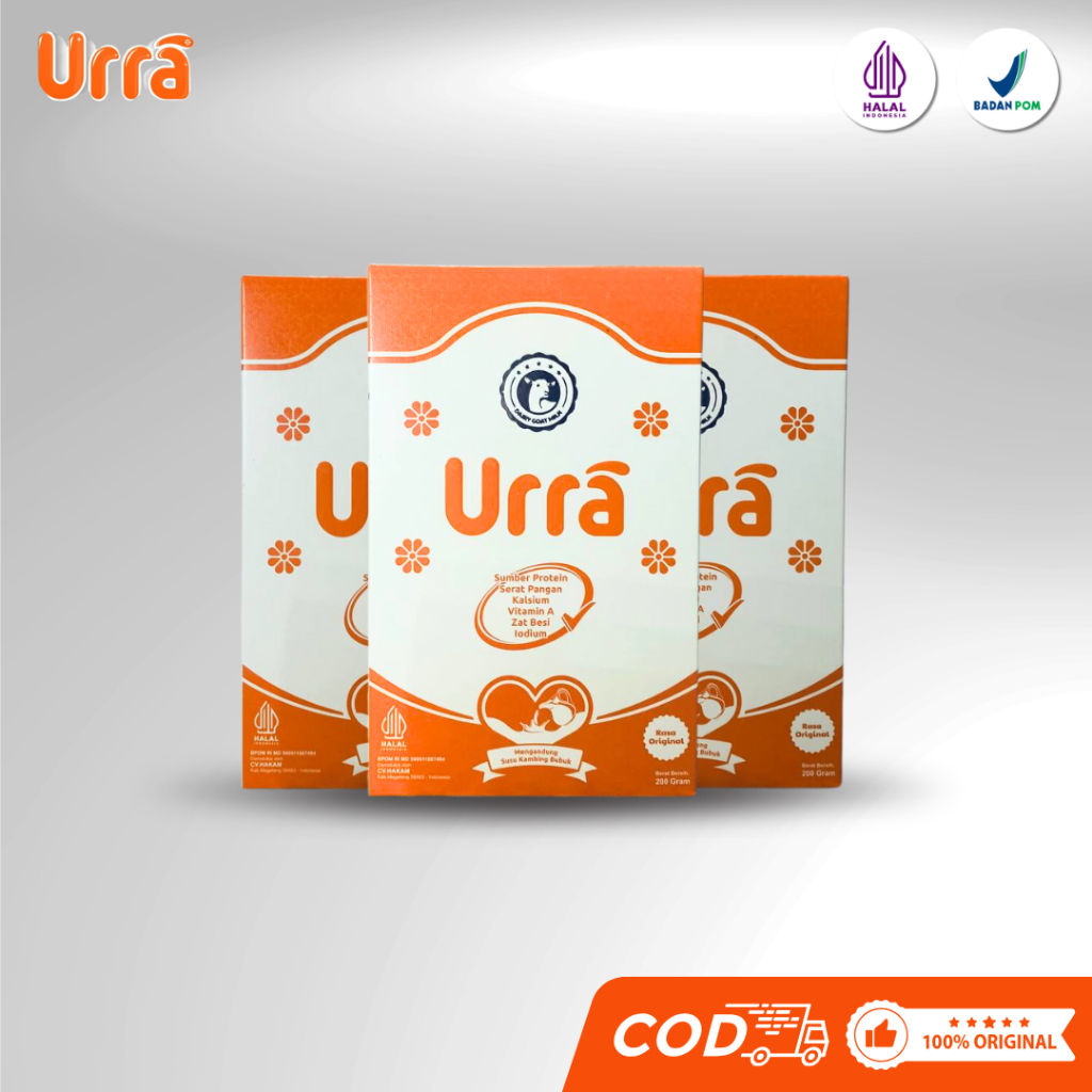 

PAKET 3 BOX URRA Susu Kambing Saanen Ovisure Gold Original Untuk Anak