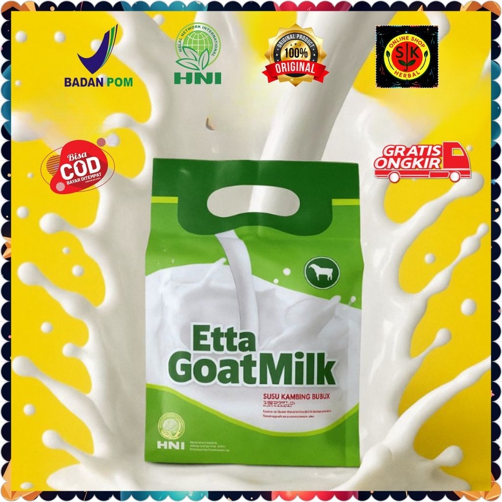 

Susu Etta GoatMilk 1 Bungkus 250 gr ( 10 Sachet @ 25 gr )