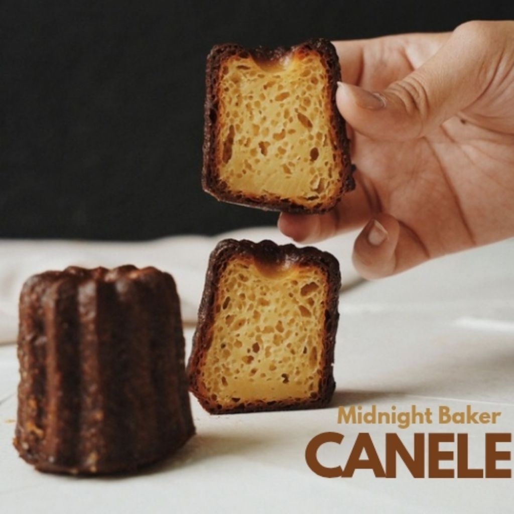 

Canele Midnight Baker ori / matcha / ube
