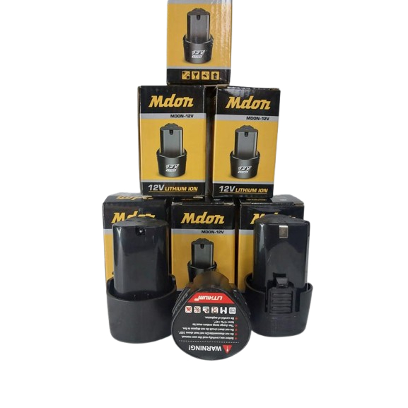 Baterai Bor Cordless Li-Ion 12 Volt Baterai Bor Electric Cordless Rechargeable batre Universal semua