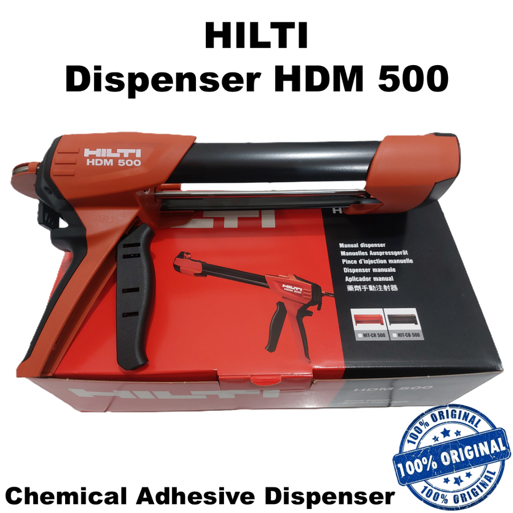 HILTI Chemical Dispenser HDM 500 | HILTI Dispenser HDM 500 box (TANPA CARTRIDGE)