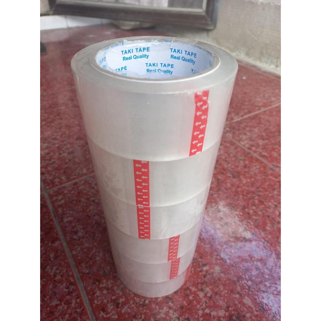 

Taki Tape - Lakban Bening 45 MM X 90 Yard 40 Micron Kuat Murah Kualitas Bagus Cocok untuk Kirim Barang