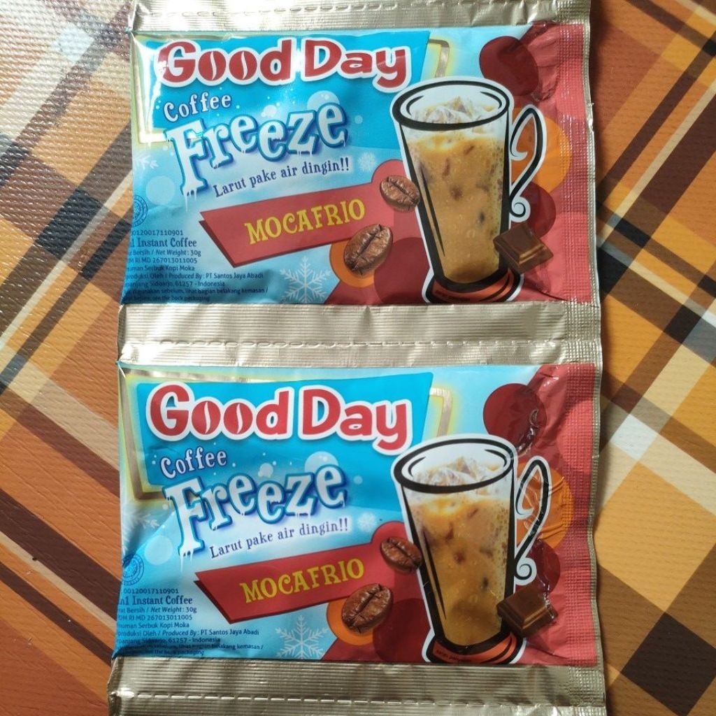 

Good Day Freeze Mocafrio 1 renteng renceng isi 10 Sachet