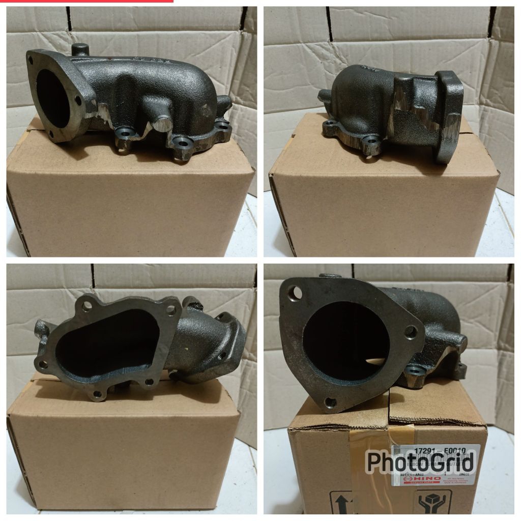 ELBOW CONNECTOR MANIFOLD MANIPOL TURBO HINO DUTRO 130HD/130HT GENUINE PART 17291-E0010