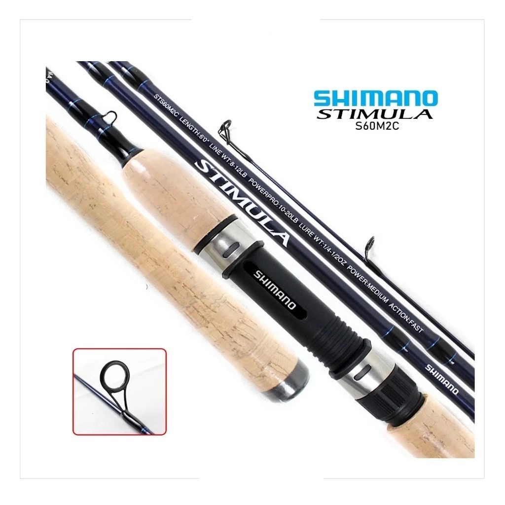 Joran Spinning Shimano STIMULA 180 198CM Galatama Series