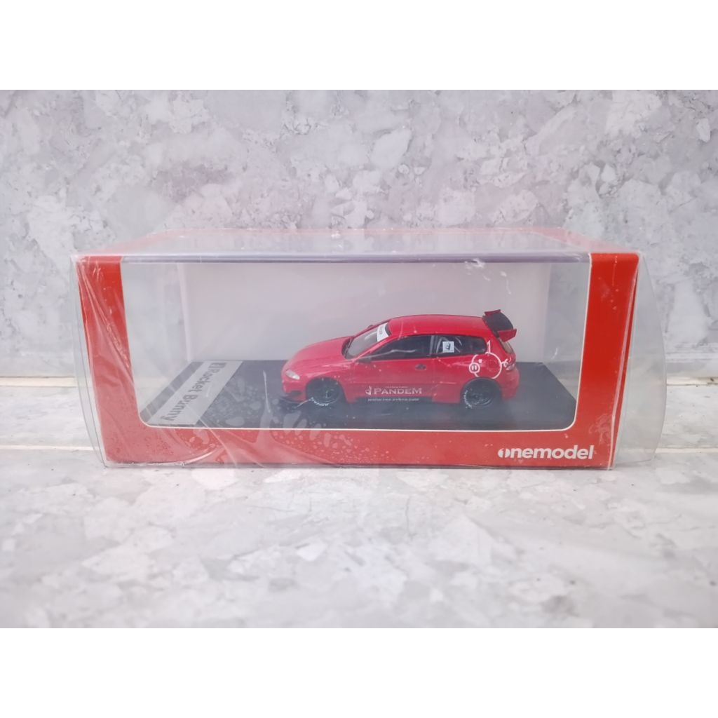 One Model Honda Civic EG Pandem Red (Unsealed)