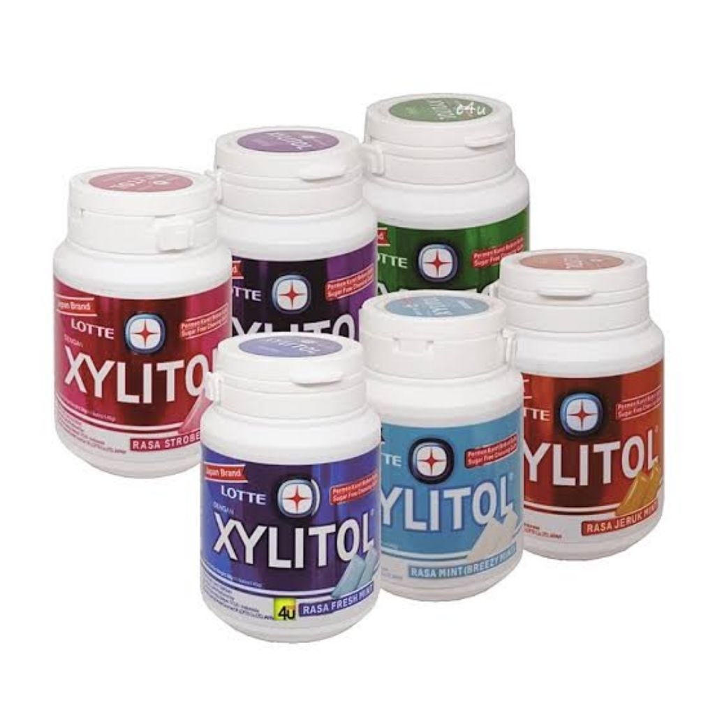 

XYLITOL Permen Karet 55 gr BEBAS GULA Chewing Candy - Sugar Free Lotte Bebas Gula