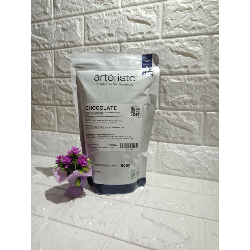 

Bubuk minuman ARTERISTO chocolate coklat 500gr