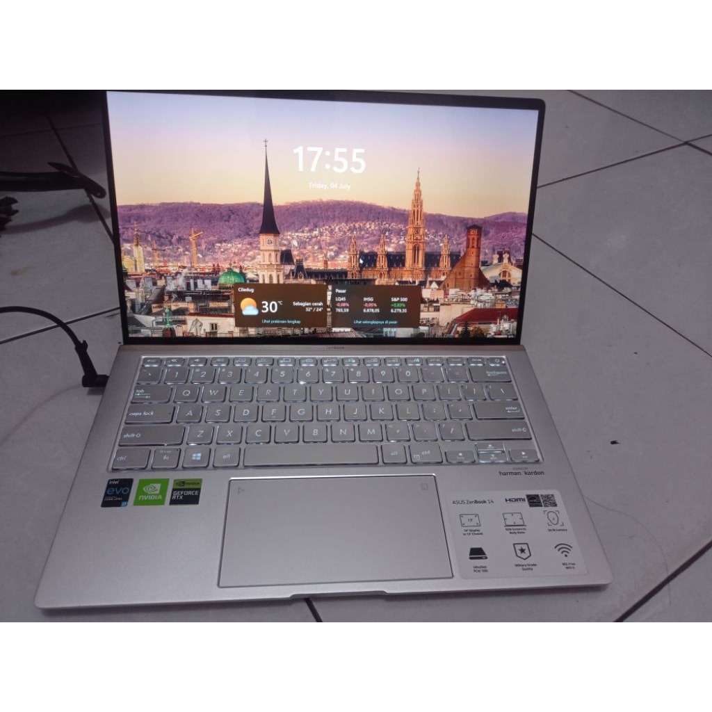 laptop Asus Zenbook UX434FLC i7 generasi 10
