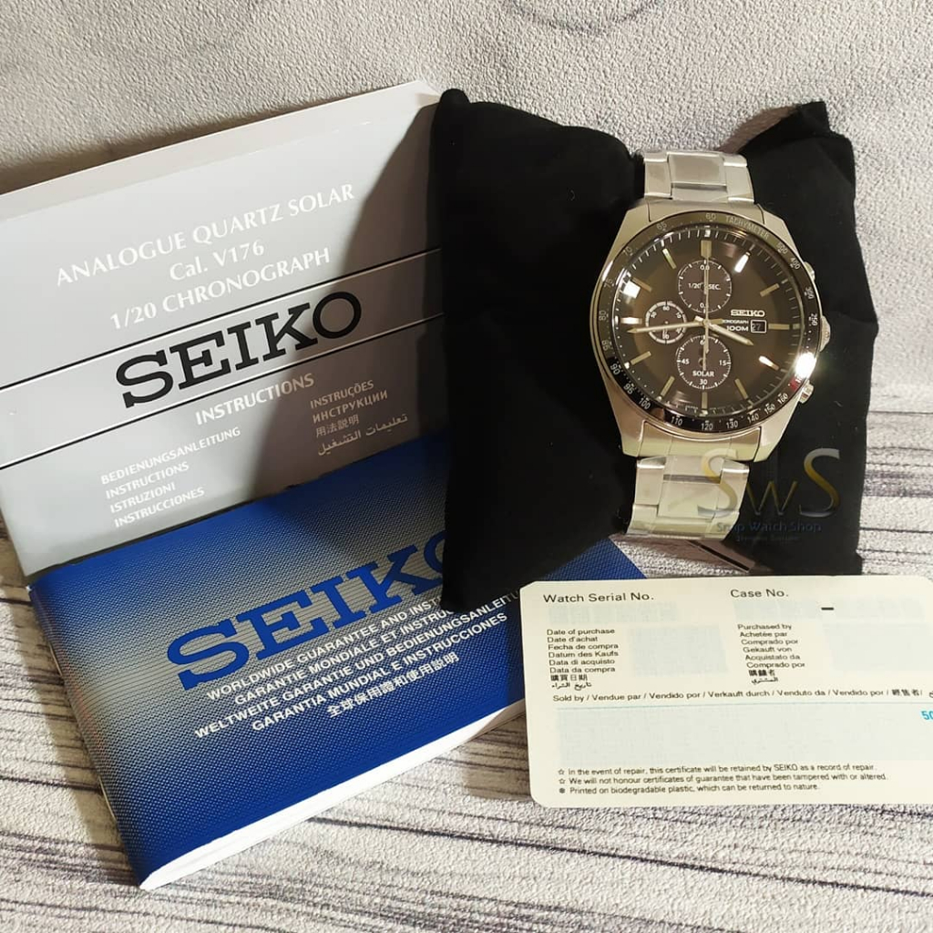 Jam Tangan Pria Seiko SSC715P1 ORIGINAL Solar Chronograph