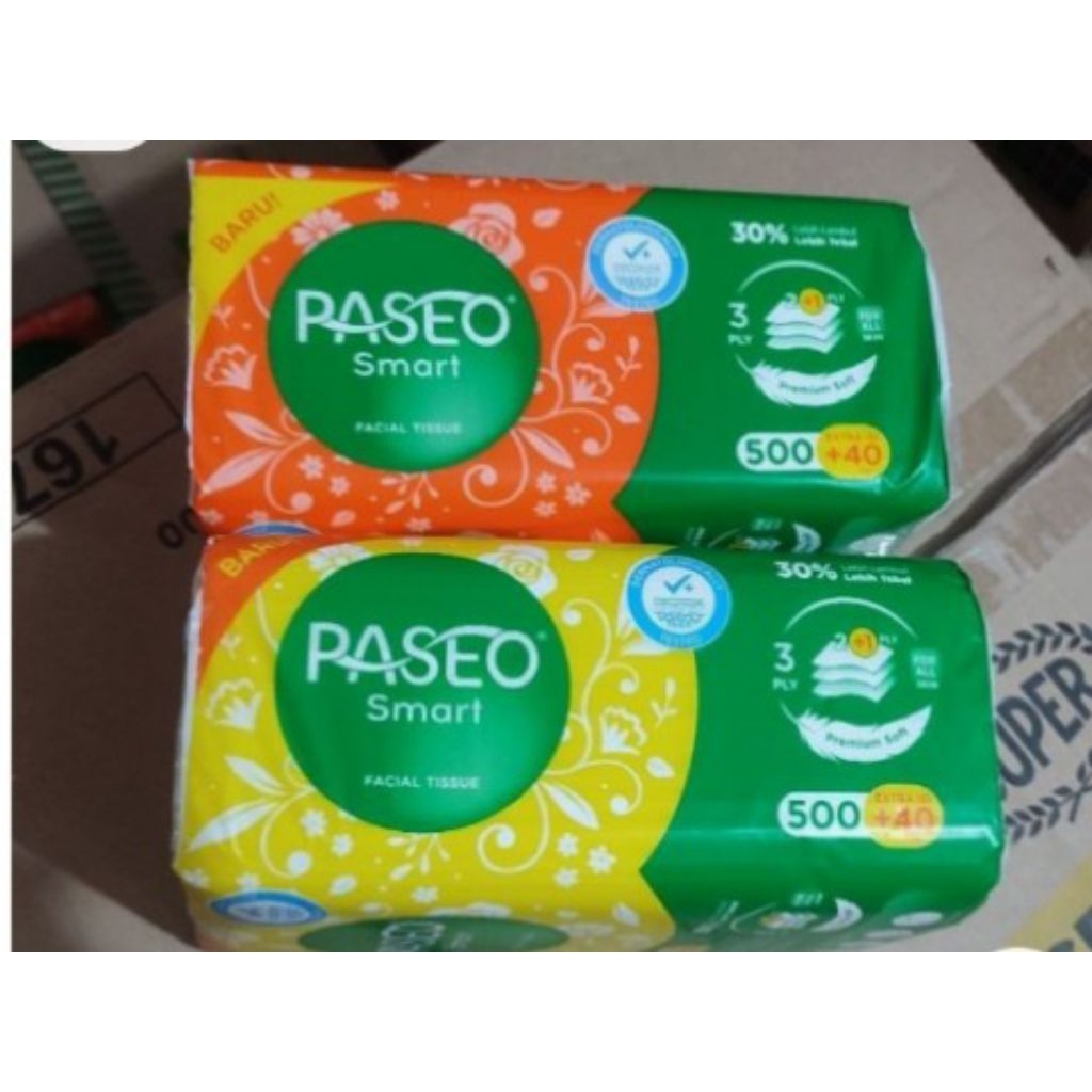 Paseo Tisu Facial Box 540 Sheets — Premium & Nyaman Dipakai