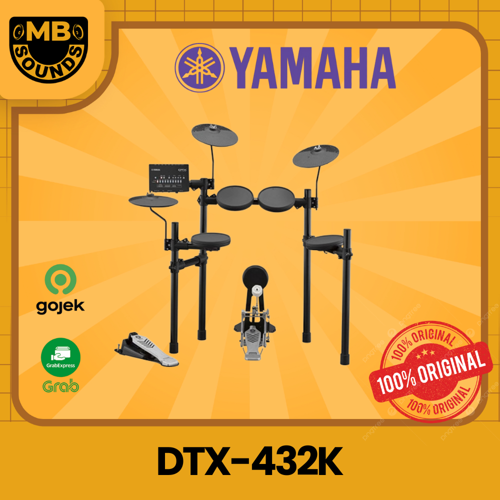 YAMAHA DTX432K / DTX 432K / DTX-432K Drum Set Elektrik ORIGINAL