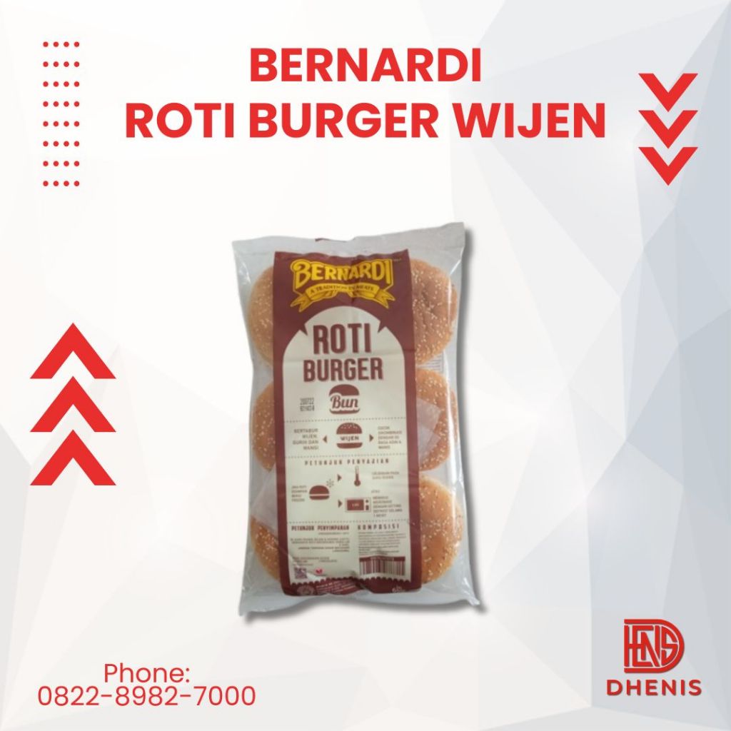 

Bernardi Roti Burger Wijen isi 6's