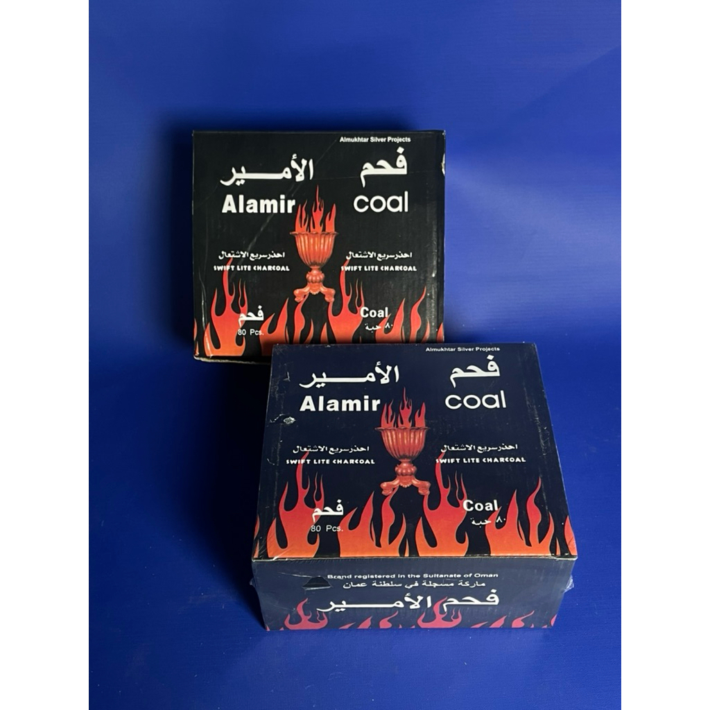 Arang Magic Alamir AlRahal isi 80, Areng bulat Donat, Bakar Bukhur