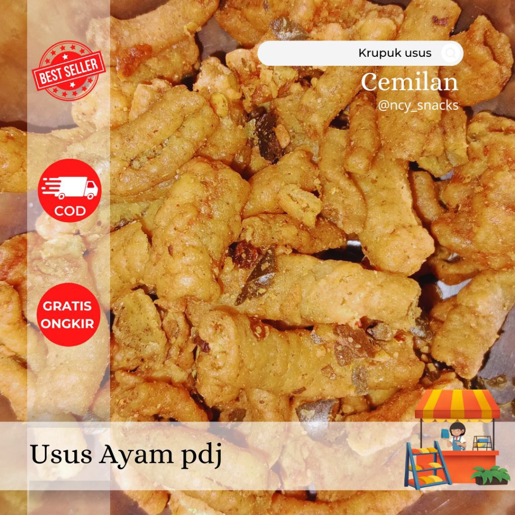 

USUS AYAM PEDAS DAN ORIGINAL DAUN JERUK 1KG | CEMILAN MURAH MAKASSAR