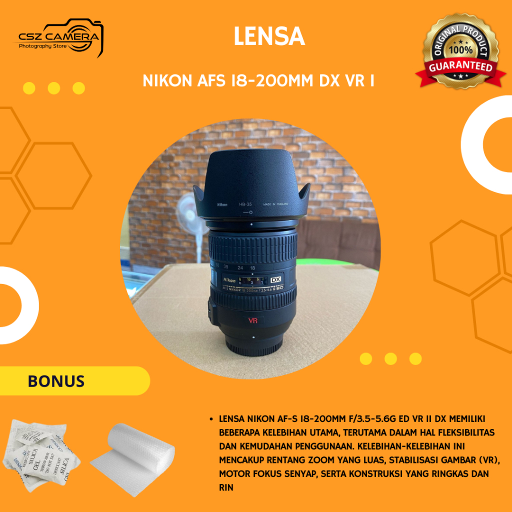 Nikon Afs 18-200mm VR DX