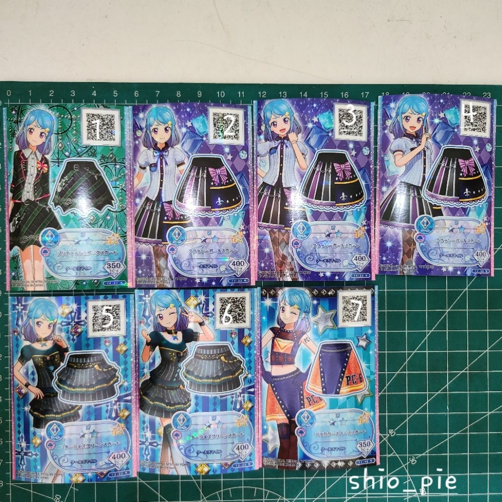 kartu original japan Aikatsu friends card N normal cool bottoms