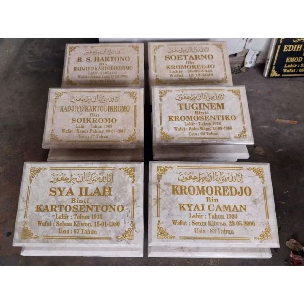 Makam Kepala full Marmer 30x40