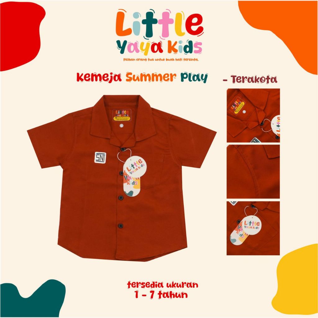 Little yaya kids Kemeja Summer Play