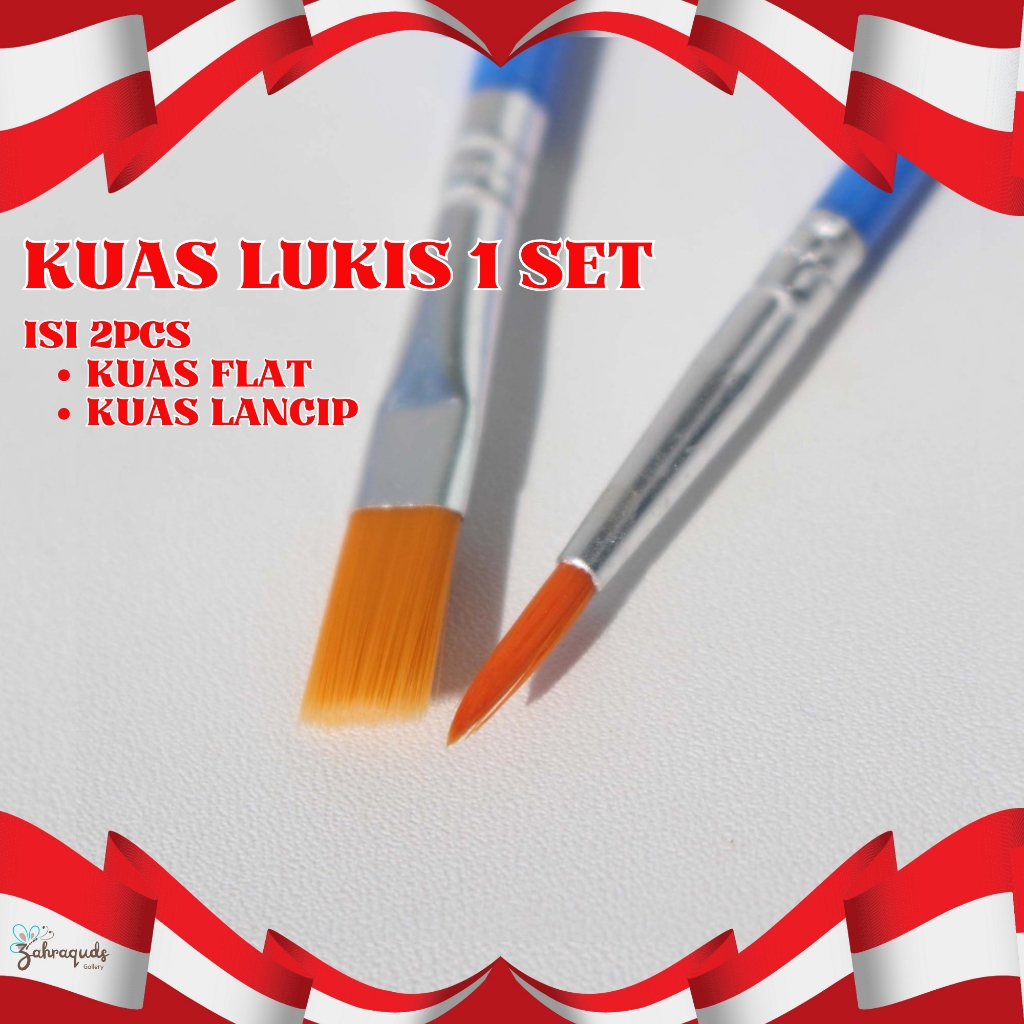 

Kuas Lukis Cat Air atau cat minyak