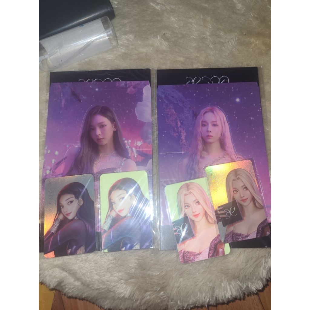 aespa 3d lenticular photocard hologram black mamba winter karina