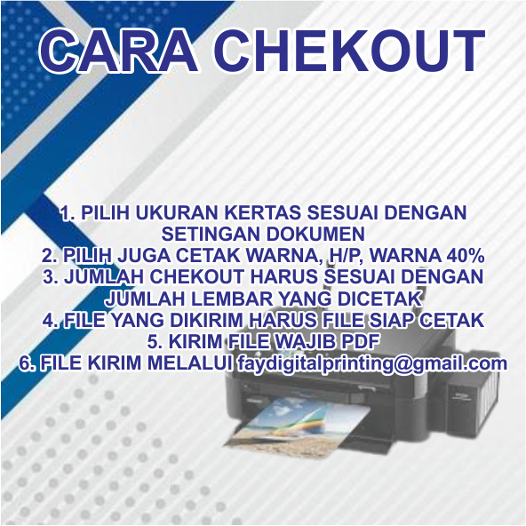 

JASA PRINT/CETAK DOKUMEN HITAM PUTIH & WARNA (A3,A4,F4,A5)