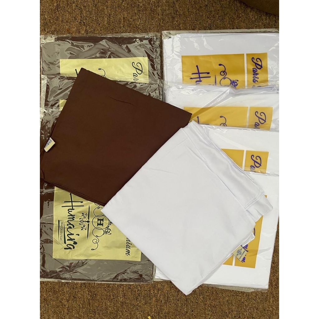 Jilbab Paris Premium segi4 sekolah smp/sma