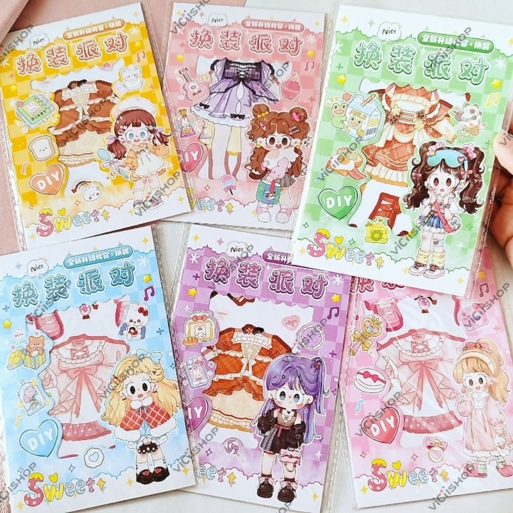 Mainan Diy Tempel Baju Dan Wajah Princess | Mainan Stiker Tempel Baju Wajah Putri | Mainan Anak Pere