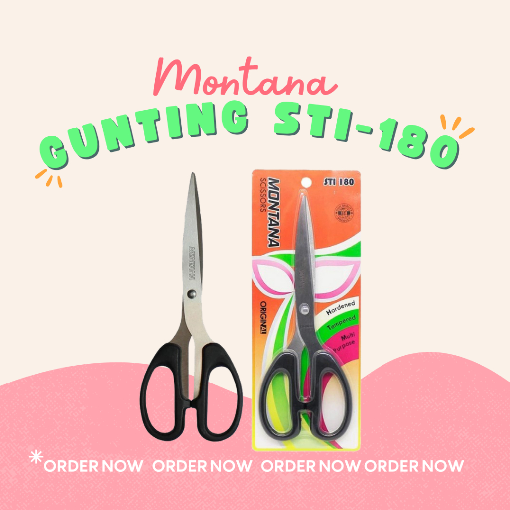 

Gunting Kertas Besar / Gunting Stainless / Scissors STI-180 Montana