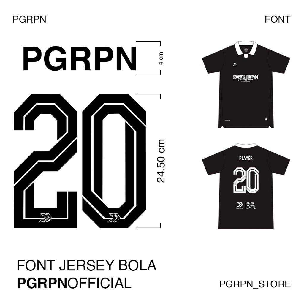 FONT JERSEY BOLA KEREN UNTUK APPAREL