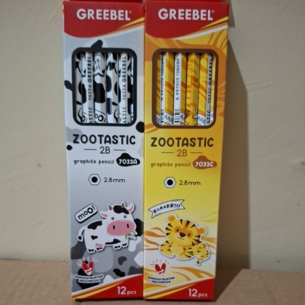 

Pensil Tulis 2B ZOOTASTIC PER PACK ISI 12 PCS