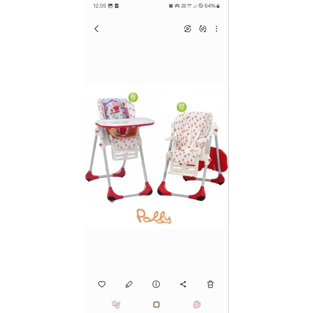 chicco polly 2 in 1 high chair
