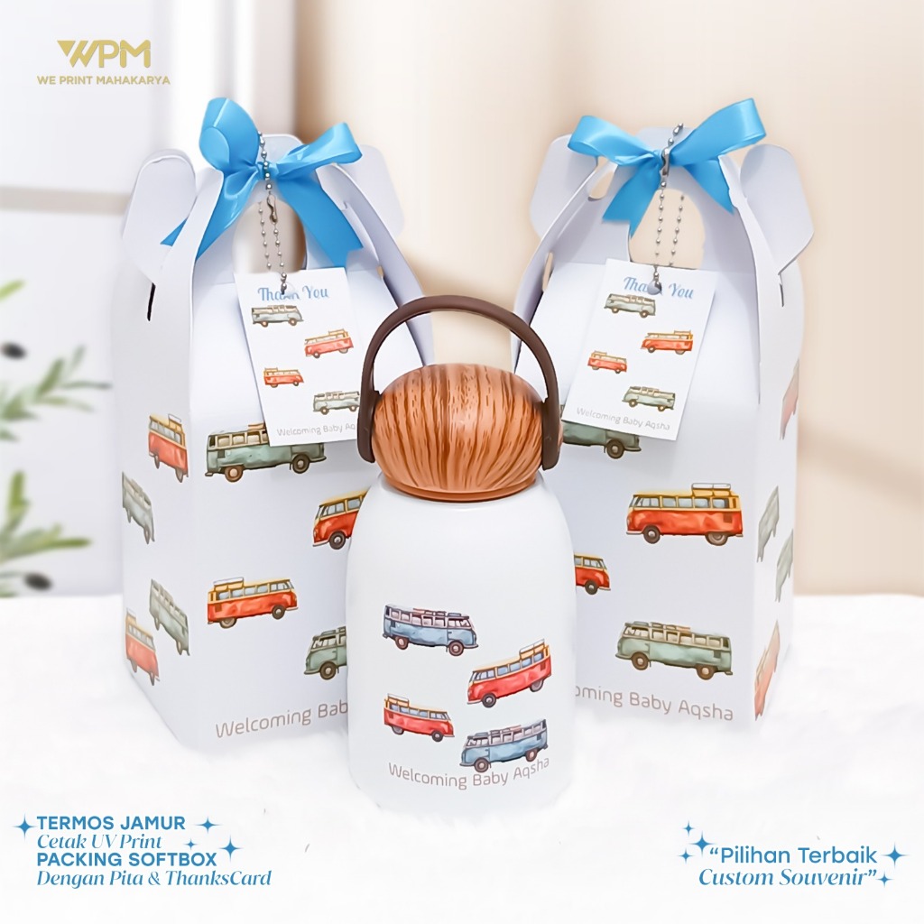 

HAMPERS TERMOS JAMUR SATUAN / WISUDA / LEBARAN/ CHRISTMAS / NATAL / LEBARAN / IMLEK / NATAL / LEBARAN SATUAN / BIJIAN / ECERAN / TERMOS HARDBOX CUSTOM
