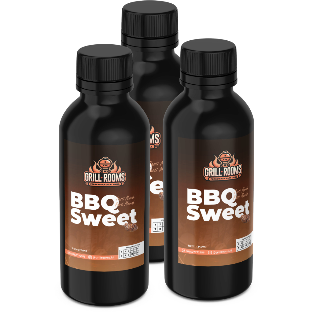 

Bumbu BBQ Racikan Spesial GrillRooms.id - BBQ Sweet 240ml (Manis)