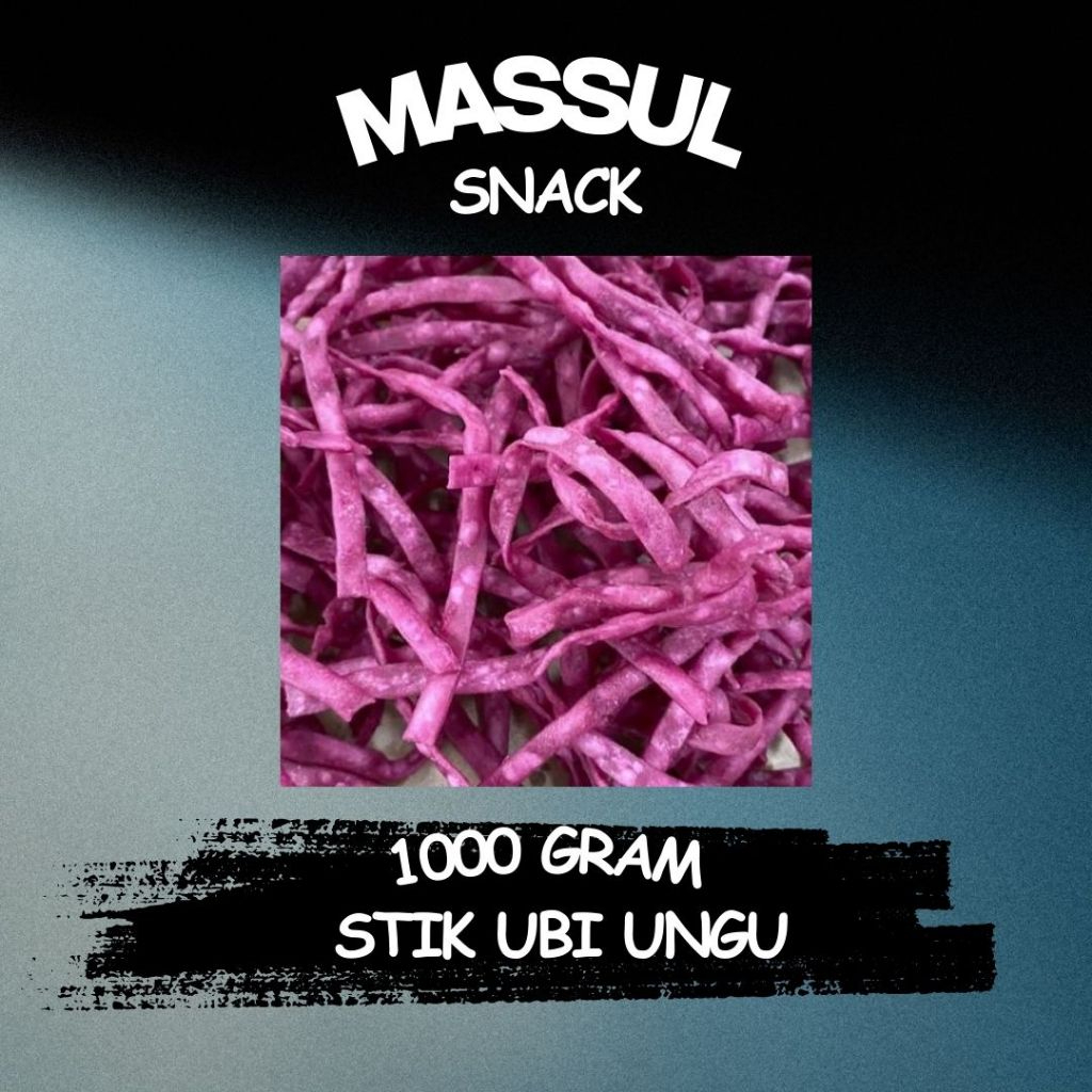 

[1000 gram] Stick Singkong Jalar Ungu Stik Ubi Unggu