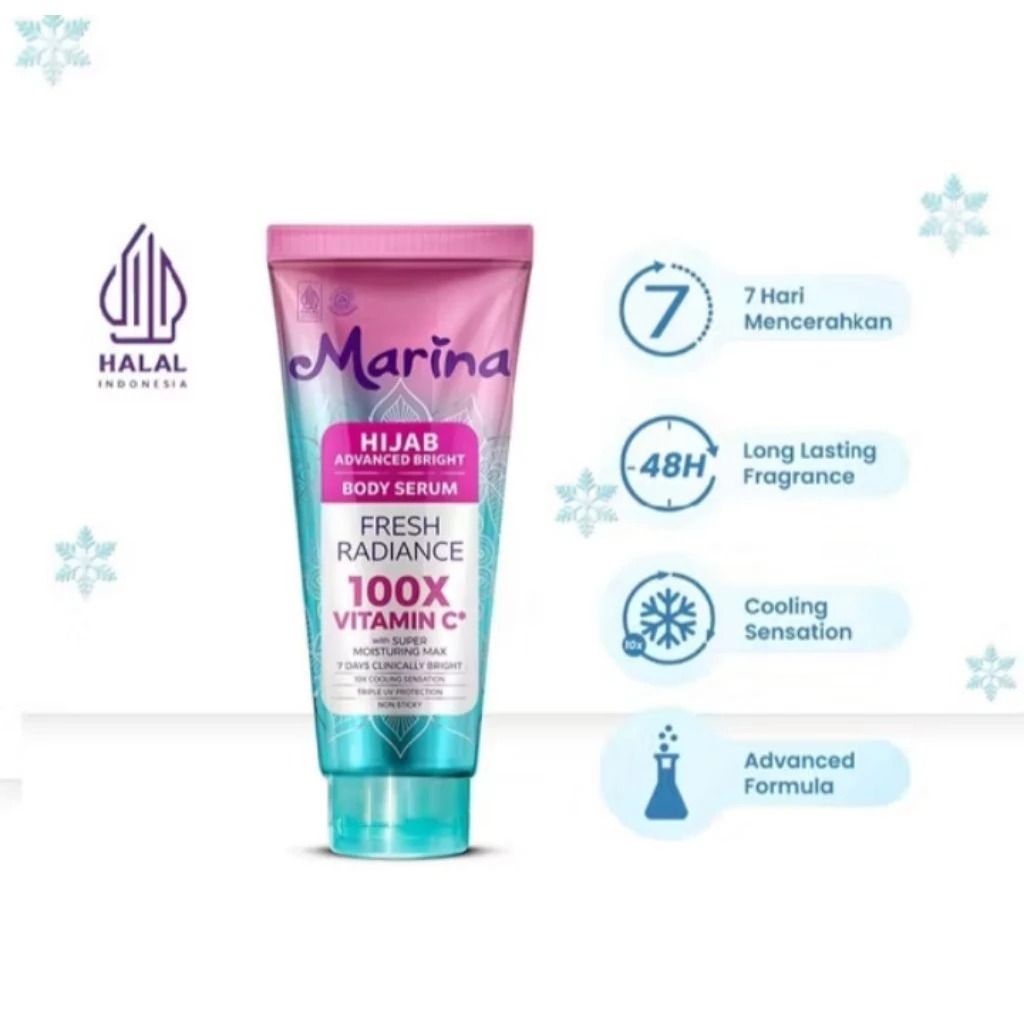 Marina Hijab Advanced Bright / Body Serum - Fresh Radiance 160ML