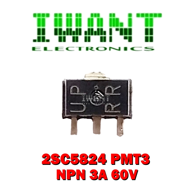 TRANSISTOR 2SC5824 PMT3 NPN 3A 60V SMD CODE UPR POWER TRANSISTOR 2 SC5824 CODE MATKING UPR