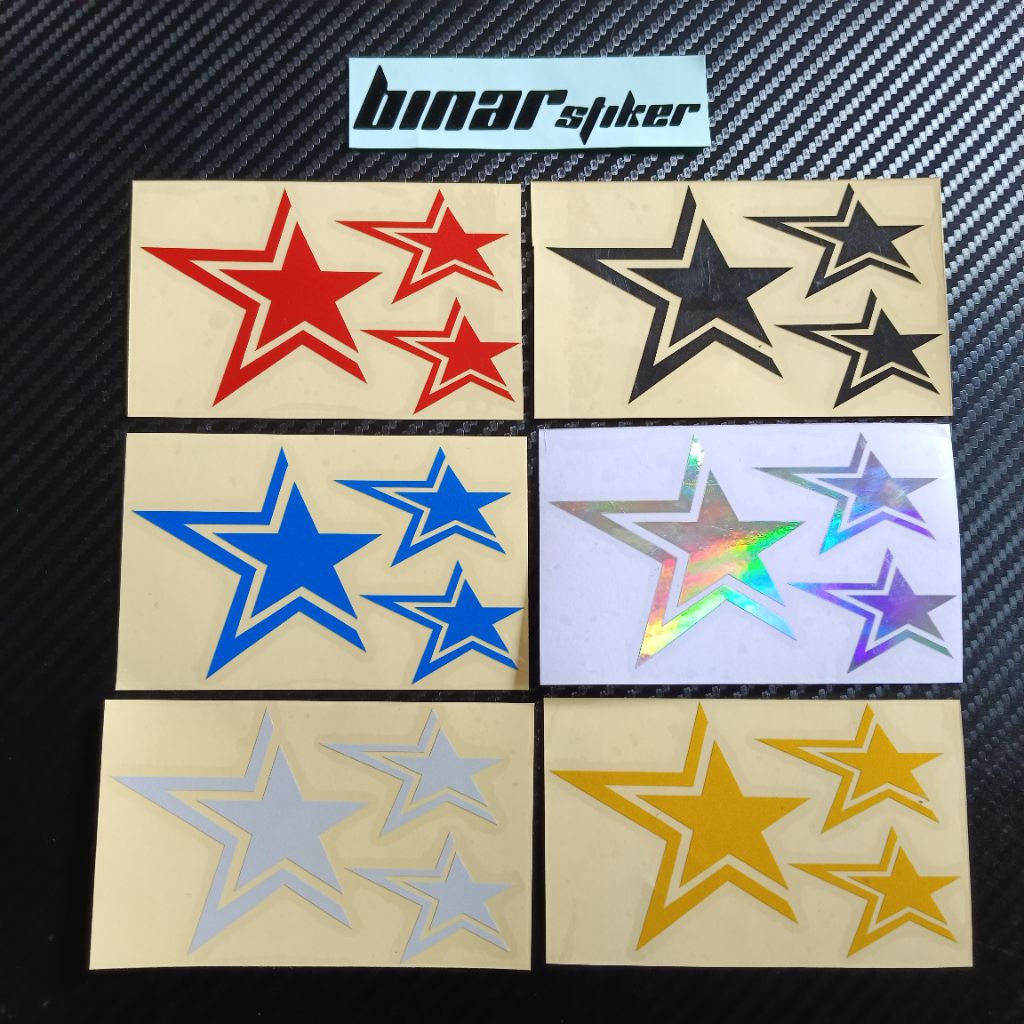 

STIKER CUTTING BINTANG