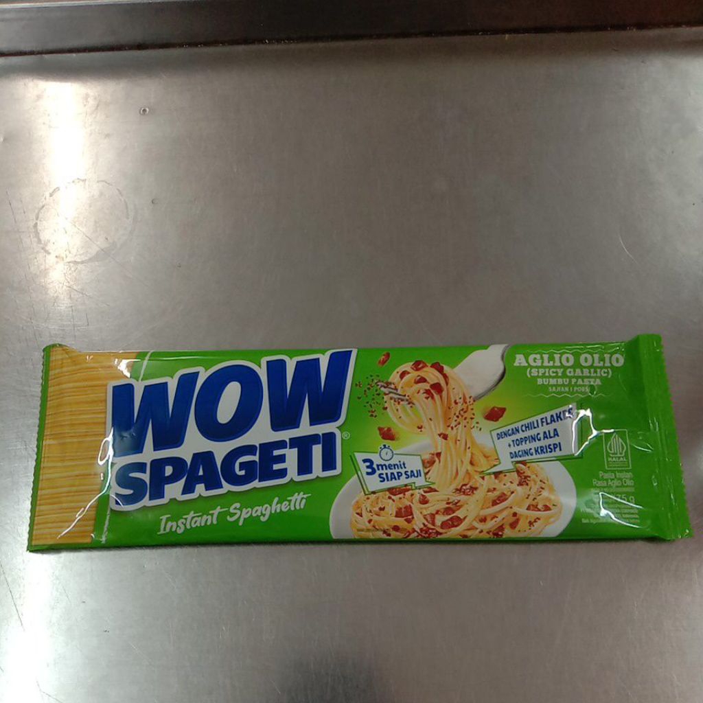 

Wow Spageti Aglio Olio Spicy Garlic 88gr