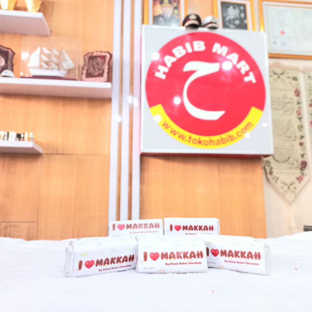 

Cokelat I love Makkah Elosis Dubai – Oleh-Oleh Haji Umroh | Coklat Arab Halal Premium