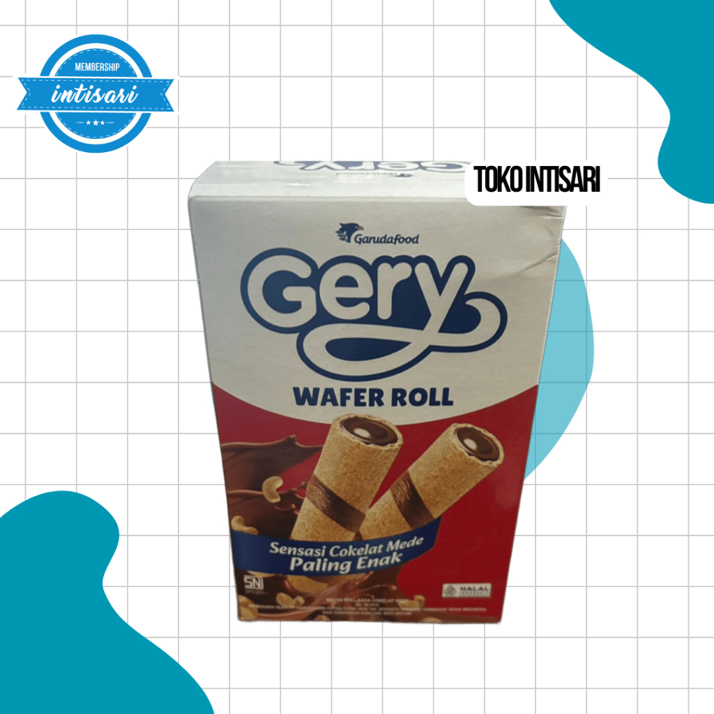 

Gery Saluut Wafer Roll Cokelat Mede ( PACK )