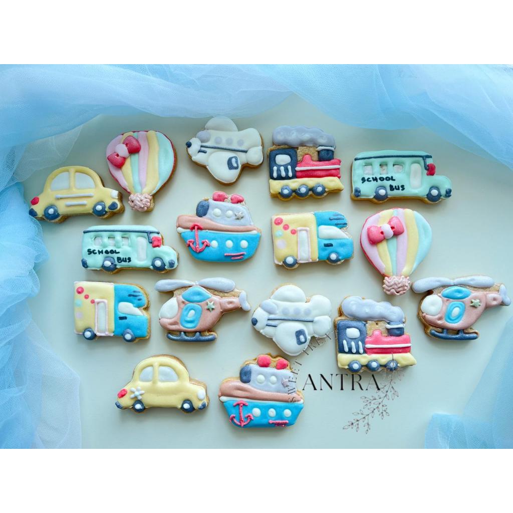 

Cookies TRANSPORT - Character Icing Sugar / Kukis Hias