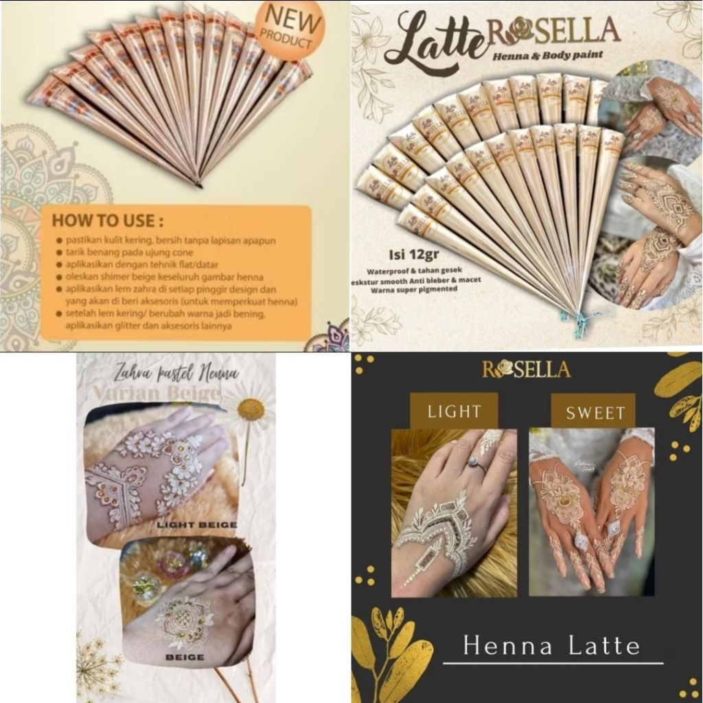 HENNA Nude Henna paste Henna zahra henna rosella