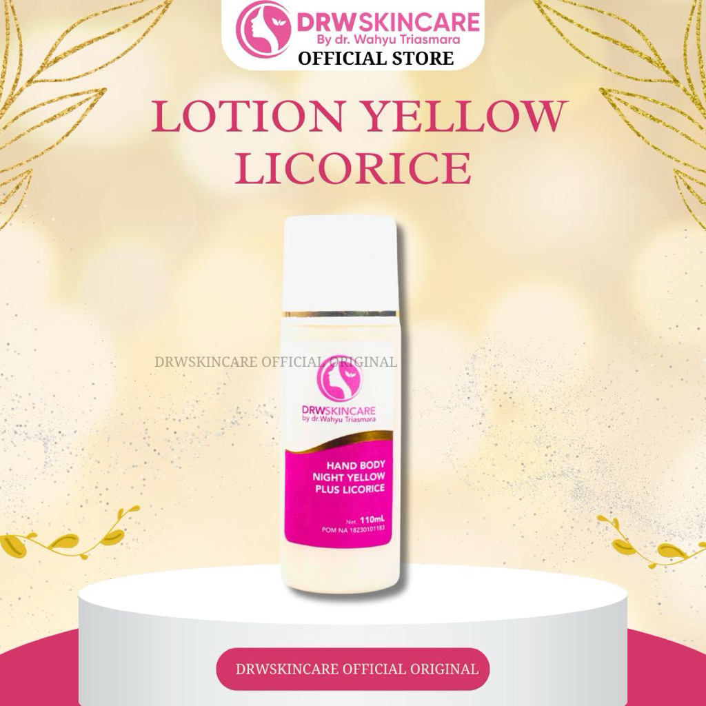 DRW SKINCARE LOTION HANBODY MALAM PREMIUM YELLOW LICORICE | PAKET LOTION YELLOW LICORICE