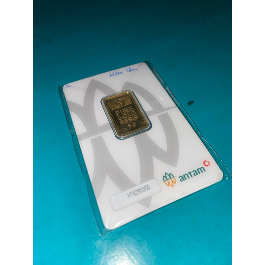 Emas  5  gram original antam 100% asli