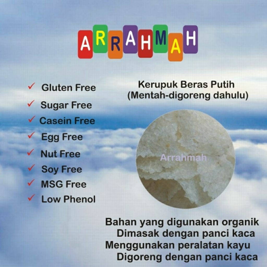 

Kerupuk Beras Putih / CFGFSF / Autis / Arrahmah